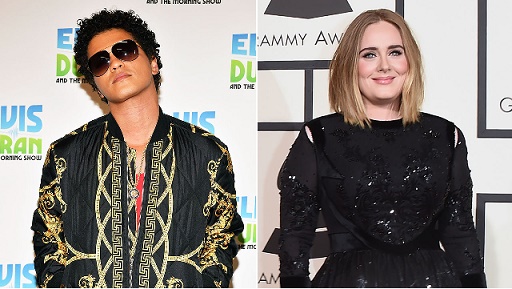 bruno mars y adele