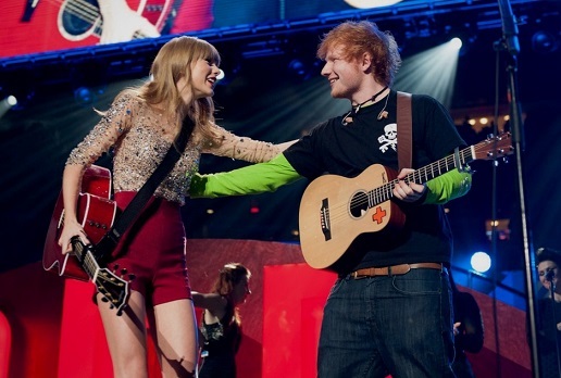 ed sheeran y taylor swift